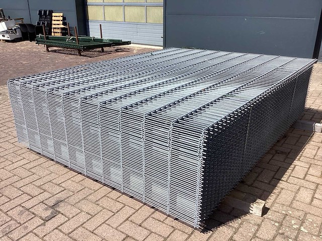 Heras - 8/6/8 - dubbelstaafs hekwerk gegalvaniseerd 203cm hoog (50x) - afbeelding 7 van  11