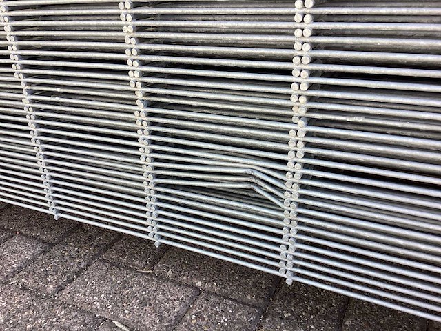 Heras - 8/6/8 - dubbelstaafs hekwerk gegalvaniseerd 203cm hoog (50x) - afbeelding 2 van  13