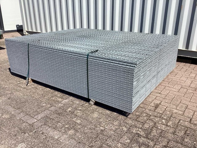 Heras - 8/6/8 - dubbelstaafs hekwerk gegalvaniseerd 203cm hoog (50x) - afbeelding 7 van  13
