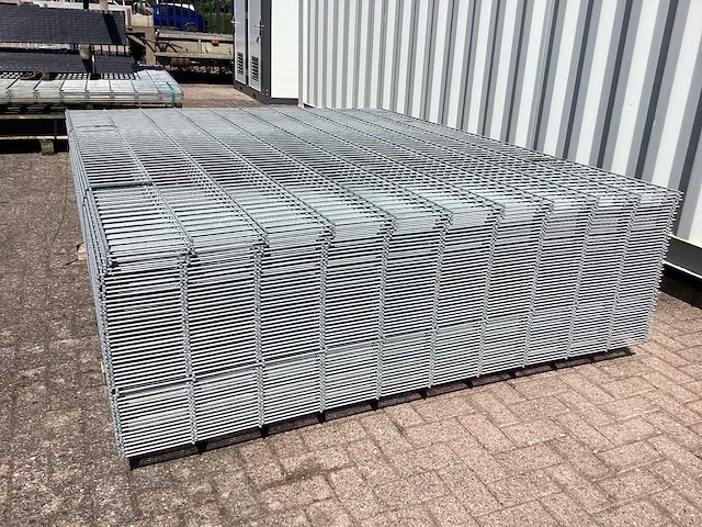 Heras - 8/6/8 - dubbelstaafs hekwerk gegalvaniseerd 203cm hoog (50x) - afbeelding 8 van  13