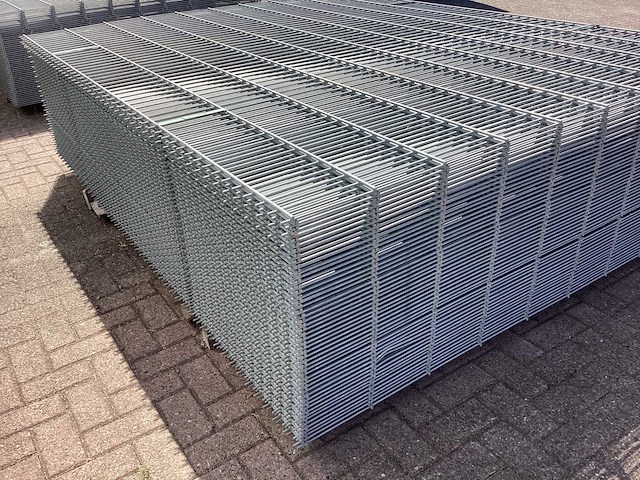 Heras - 8/6/8 - dubbelstaafs hekwerk gegalvaniseerd 203cm hoog (50x) - afbeelding 11 van  13