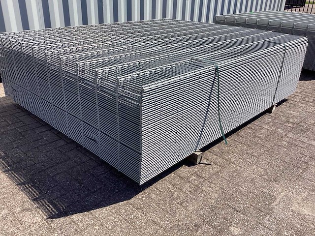Heras - 8/6/8 - dubbelstaafs hekwerk gegalvaniseerd 203cm hoog (50x) - afbeelding 13 van  13