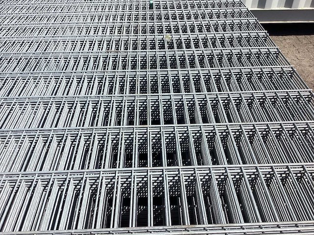 Heras - 8/6/8 - dubbelstaafs hekwerk gegalvaniseerd 203cm hoog (50x) - afbeelding 3 van  11