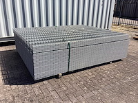 Heras - 8/6/8 - dubbelstaafs hekwerk gegalvaniseerd 203cm hoog (50x) - afbeelding 1 van  11