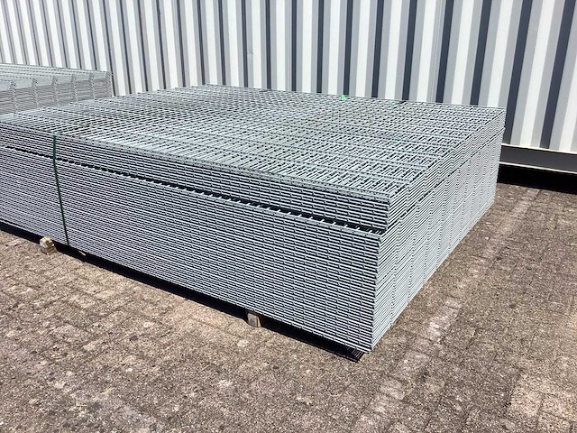 Heras - 8/6/8 - dubbelstaafs hekwerk gegalvaniseerd 203cm hoog (50x) - afbeelding 5 van  11