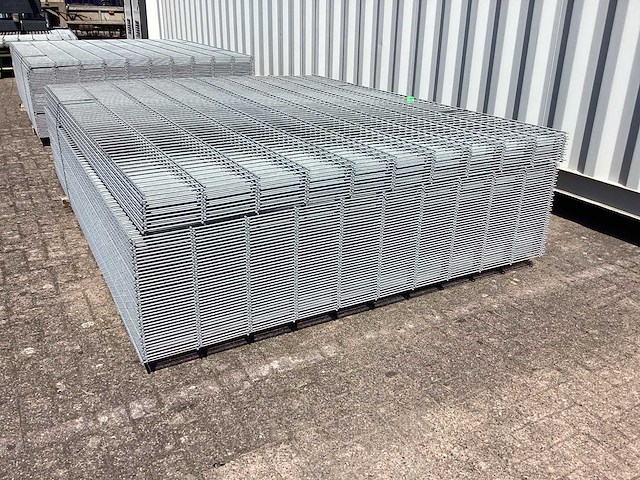 Heras - 8/6/8 - dubbelstaafs hekwerk gegalvaniseerd 203cm hoog (50x) - afbeelding 6 van  11