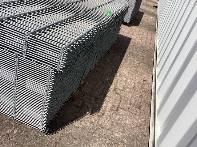 Heras - 8/6/8 - dubbelstaafs hekwerk gegalvaniseerd 203cm hoog (50x) - afbeelding 8 van  11