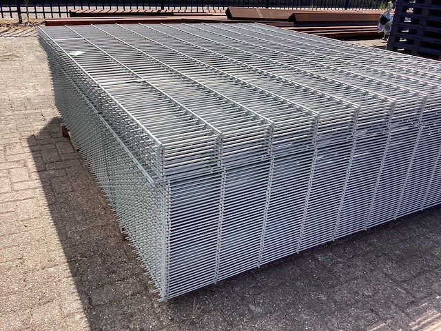 Heras - 8/6/8 - dubbelstaafs hekwerk gegalvaniseerd 203cm hoog (50x) - afbeelding 9 van  11