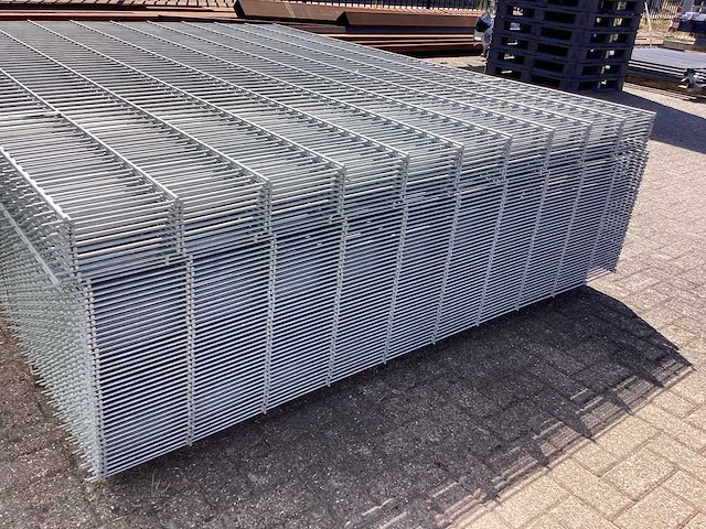 Heras - 8/6/8 - dubbelstaafs hekwerk gegalvaniseerd 203cm hoog (50x) - afbeelding 10 van  11