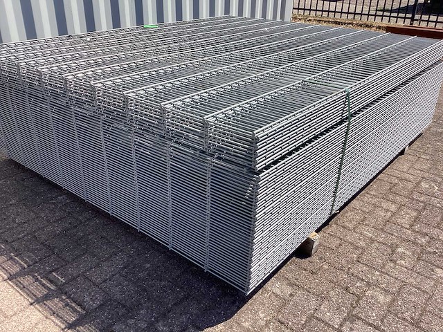 Heras - 8/6/8 - dubbelstaafs hekwerk gegalvaniseerd 203cm hoog (50x) - afbeelding 11 van  11