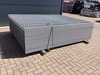 Heras - 8/6/8 - dubbelstaafs hekwerk gegalvaniseerd 203cm hoog (50x) - afbeelding 1 van  11