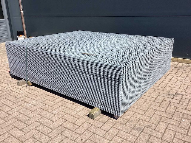 Heras - 8/6/8 - dubbelstaafs hekwerk gegalvaniseerd 203cm hoog (50x) - afbeelding 5 van  11
