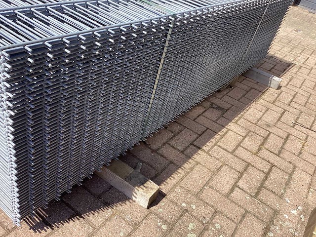 Heras - 8/6/8 - dubbelstaafs hekwerk gegalvaniseerd 203cm hoog (50x) - afbeelding 8 van  11