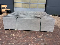 Heras - 8/6/8 - dubbelstaafs hekwerk gegalvaniseerd 223 hoog (50x) - afbeelding 2 van  10