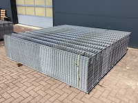 Heras - 8/6/8 - dubbelstaafs hekwerk gegalvaniseerd 223cm hoog (50x) - afbeelding 3 van  9