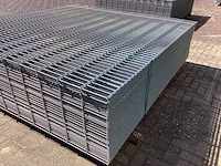 Heras - 8/6/8 - dubbelstaafs hekwerk gegalvaniseerd 223cm hoog (50x) - afbeelding 5 van  9