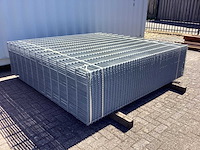 Heras - 8/6/8 - dubbelstaafs hekwerk gegalvaniseerd 243 hoog (50x) - afbeelding 1 van  10