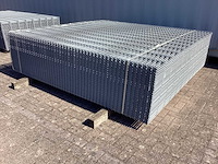 Heras - 8/6/8 - dubbelstaafs hekwerk gegalvaniseerd 243 hoog (50x) - afbeelding 4 van  10