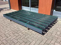 Heras - dubbelstaafs hekwerk 143cm hoog mix pakket (13x) - afbeelding 3 van  9