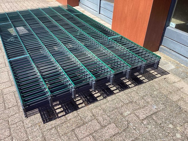 Heras - dubbelstaafs hekwerk 143cm hoog mix pakket (13x) - afbeelding 4 van  9