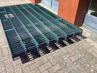 Heras - dubbelstaafs hekwerk 143cm hoog mix pakket (13x) - afbeelding 4 van  9