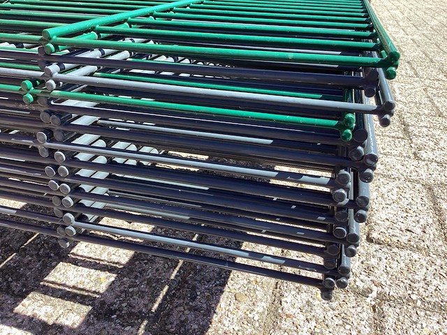 Heras - dubbelstaafs hekwerk 143cm hoog mix pakket (13x) - afbeelding 8 van  9