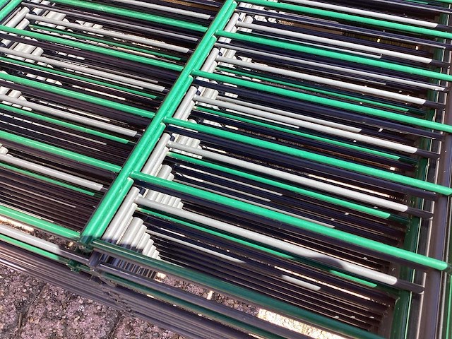 Heras - dubbelstaafs hekwerk 143cm hoog mix pakket (13x) - afbeelding 9 van  9