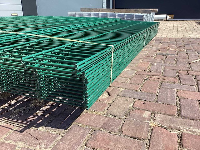 Heras - dubbelstaafs hekwerk mix pakket diverse hoogtes (16x) - afbeelding 3 van  14