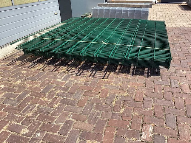 Heras - dubbelstaafs hekwerk mix pakket diverse hoogtes (16x) - afbeelding 13 van  14