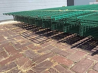 Heras - dubbelstaafs hekwerk mix pakket diverse hoogtes groen (16x) - afbeelding 2 van  14