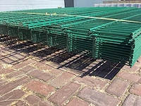 Heras - dubbelstaafs hekwerk mix pakket diverse hoogtes groen (16x) - afbeelding 14 van  14