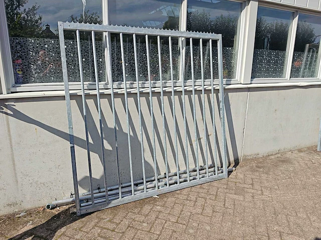 Heras - gegalvaniseerde poort - 290x200cm - afbeelding 1 van  8