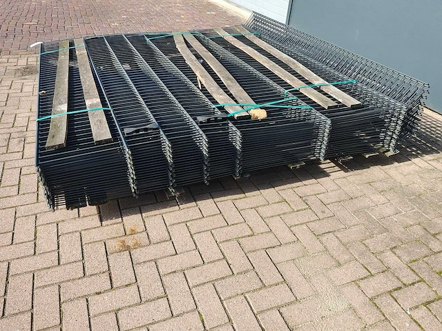 Heras - hekwerk duits profiel - 240cm hoog (20x) - afbeelding 4 van  8