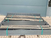 Heras - hekwerk duits profiel - 240cm hoog (20x) - afbeelding 2 van  8