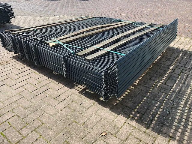 Heras - hekwerk duits profiel - 240cm hoog (20x) - afbeelding 5 van  8