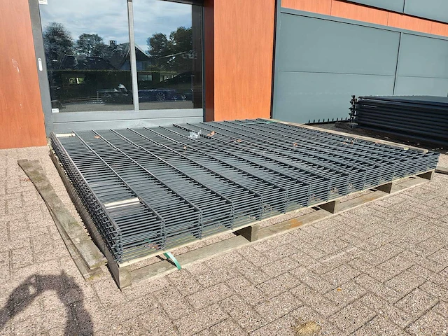 Heras - hekwerk enkelstaafs - hekwerk (10x) - afbeelding 1 van  9