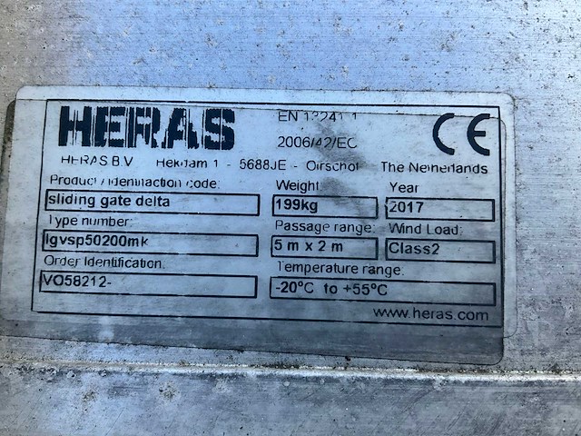 Heras - lgvsp - schuifpoort (2x) - afbeelding 6 van  18