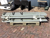 Heras - palen 180cm gegalvaniseerd (24x) - afbeelding 2 van  8