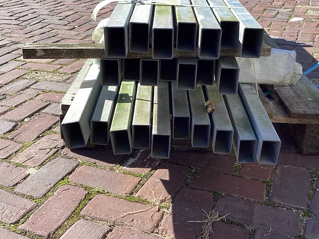 Heras - palen 180cm gegalvaniseerd (24x) - afbeelding 5 van  8