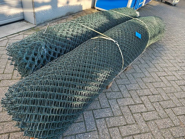 Heras - partij 2 rollen gaas ca 35 mtr - afbeelding 1 van  9