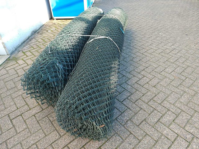 Heras - partij 2 rollen gaas ca 35 mtr - afbeelding 6 van  9