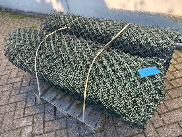 Heras - partij 2 rollen gaas ca 50 mtr 150cm hoog - afbeelding 2 van  9