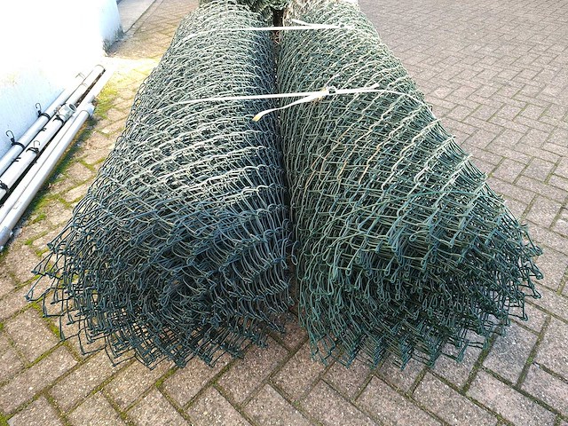 Heras - partij 2 rollen gaas ca 50 mtr 150cm hoog - afbeelding 6 van  9