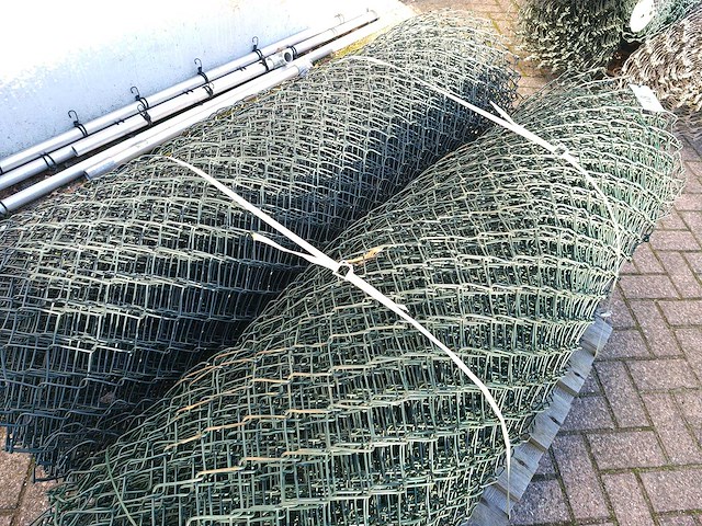 Heras - partij 2 rollen gaas ca 50 mtr 150cm hoog - afbeelding 7 van  9