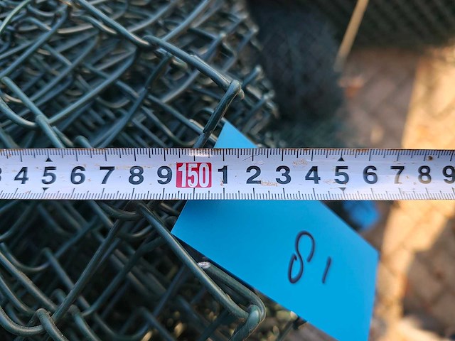 Heras - partij 2 rollen gaas ca 50 mtr 150cm hoog - afbeelding 9 van  9