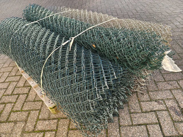 Heras - partij 3 rollen gaas ca 50 mtr 180cm hoog - afbeelding 5 van  9