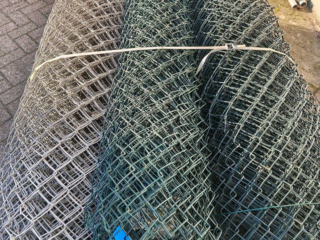 Heras - partij 3 rollen gaas ca 50 mtr 180cm hoog - afbeelding 8 van  9