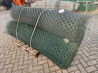 Heras - partij 4 rollen gaas ca 75 mtr 200cm hoog - afbeelding 5 van  9