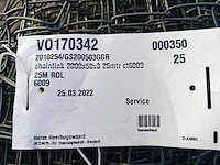 Heras - partij 4 rollen gaas ca 75 mtr 200cm hoog - afbeelding 7 van  9