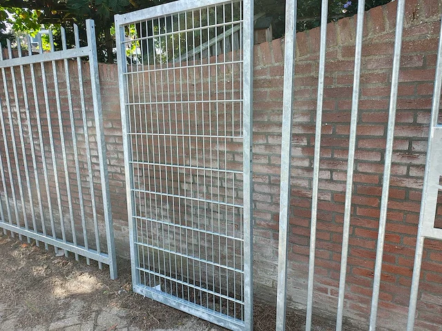 Heras - poort 100x200cm gegalvaniseerd - afbeelding 3 van  7